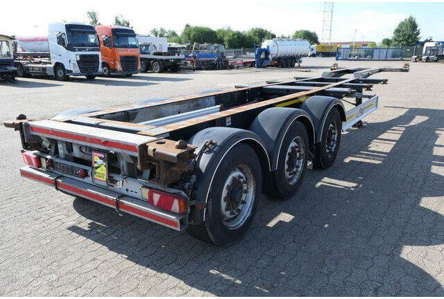 Low loader semi-trailer Fliegl SDS 380 SDS01, 20/30 & 40 Fuß Container, BPW: picture 9