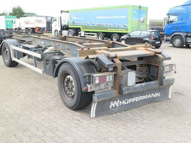 Huffermann HSA 18.70, Container, Schlitten, SAF, Luftfed. - Container transporter/ Swap body trailer: picture 2 Huffermann HSA 18.70, Container, Schlitten, SAF, Luftfed. - Container transporter/ Swap body trailer: picture 2