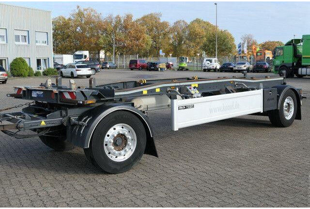 Huffermann HSA 18.70 LS, Schlitten, Alu-Felgen, Staukasten - Container transporter/ Swap body trailer: picture 2 Huffermann HSA 18.70 LS, Schlitten, Alu-Felgen, Staukasten - Container transporter/ Swap body trailer: picture 2