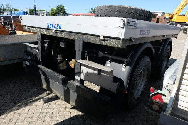 Dropside/ Flatbed trailer Hüffermann HTA 18.00, Tandem, Ballastanhänger, Luftfederung: picture 6