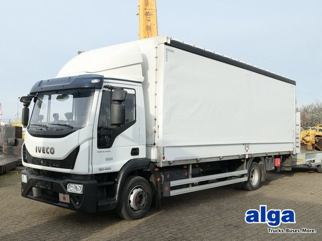 Iveco 120-250 Eurocargo, Schiebeplane, LBW, AHK, Klima - Curtainsider truck: picture 1 Iveco 120-250 Eurocargo, Schiebeplane, LBW, AHK, Klima - Curtainsider truck: picture 1