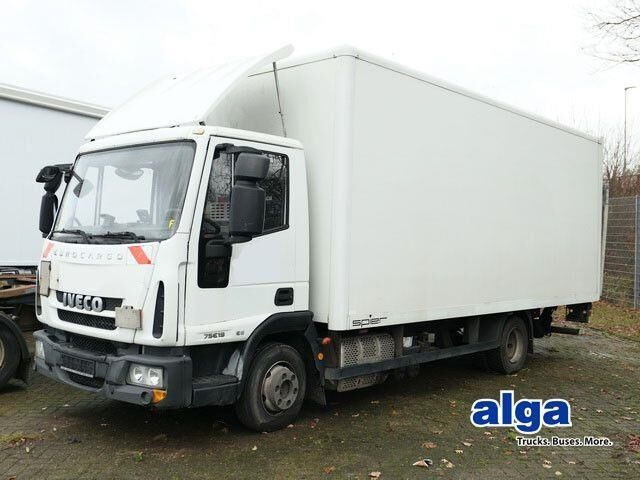 Iveco 75E19 4x2, 6.100mm lang, LBW, Kilma, Luftfede. - Box truck: picture 1 Iveco 75E19 4x2, 6.100mm lang, LBW, Kilma, Luftfede. - Box truck: picture 1