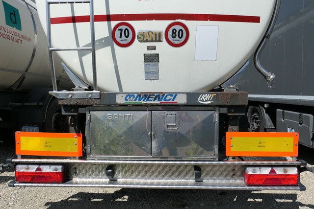 Tank semi-trailer for transportation of milk Menci SA 105, isoliert, 32m³, 4 Kammern, Alu-Felgen: picture 7