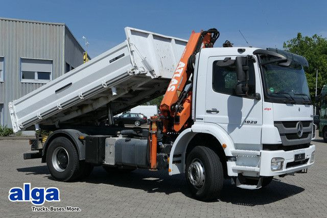 Mercedes-Benz 1829 K Axor, Atlas 116.3-A2L, AHK, Greifer,Klima - Tipper, Crane truck: picture 1 Mercedes-Benz 1829 K Axor, Atlas 116.3-A2L, AHK, Greifer,Klima - Tipper, Crane truck: picture 1