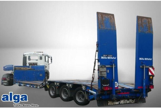 Müller-Mitteltal TTS-VLL 30,0 Profi, Gelenkt, hydr. Rampen, BPW - Low loader semi-trailer: picture 1 Müller-Mitteltal TTS-VLL 30,0 Profi, Gelenkt, hydr. Rampen, BPW - Low loader semi-trailer: picture 1