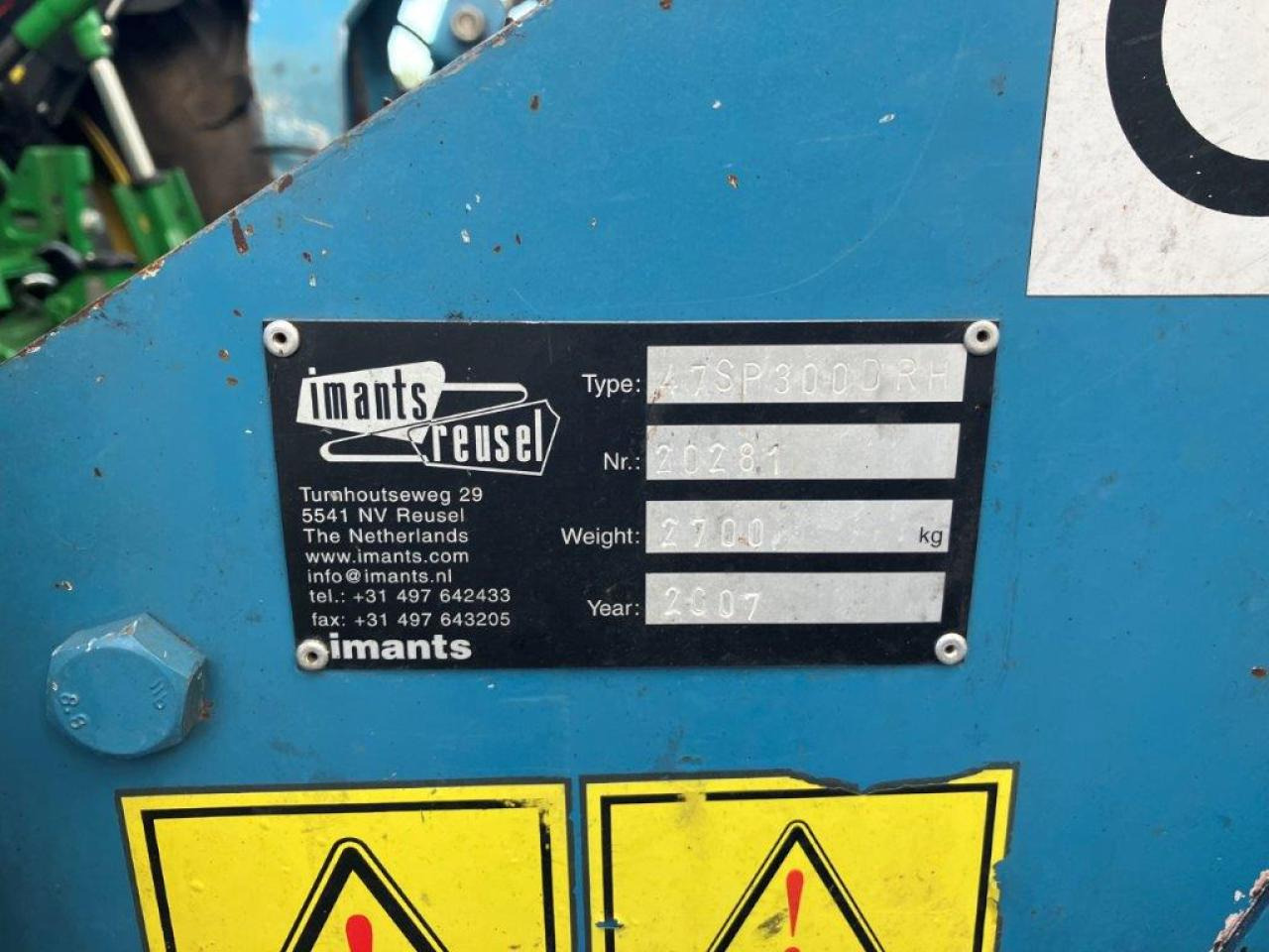 Imants 47 SP 300 DRH - Soil tillage equipment: picture 3 Imants 47 SP 300 DRH - Soil tillage equipment: picture 3