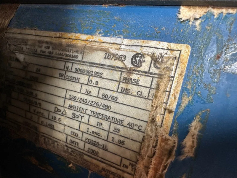 Generator set Atlas-Copco QAS 18 Yanmar Mecc Alte Spa 18 kVA Silent generatorset: picture 12 Generator set Atlas-Copco QAS 18 Yanmar Mecc Alte Spa 18 kVA Silent generatorset: picture 12