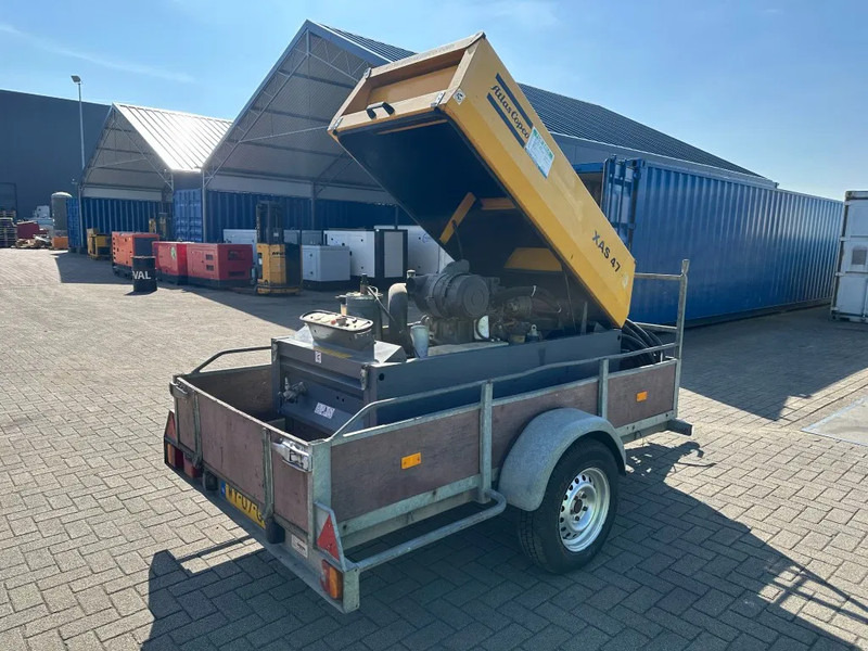 Atlas-Copco XAS 47 DD Deutz 2.6 m3 / min 7 Bar 21 kW Mobiele Diesel Compressor op aanhanger - Air compressor: picture 2 Atlas-Copco XAS 47 DD Deutz 2.6 m3 / min 7 Bar 21 kW Mobiele Diesel Compressor op aanhanger - Air compressor: picture 2