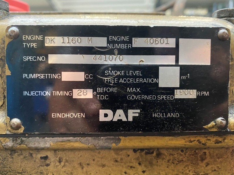 DAF DK 1160 M 200 PK Marine Diesel motor - Engine: picture 2 DAF DK 1160 M 200 PK Marine Diesel motor - Engine: picture 2