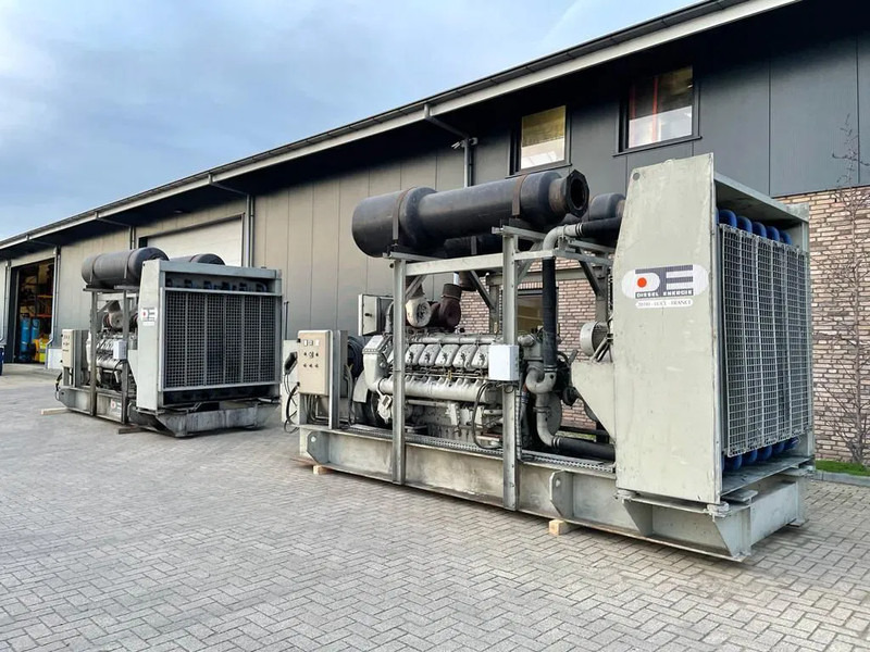 Generator set Deutz MWM TBD 604 BV12 Leroy Somer 1450 kVA generatorset ex emergency !: picture 13