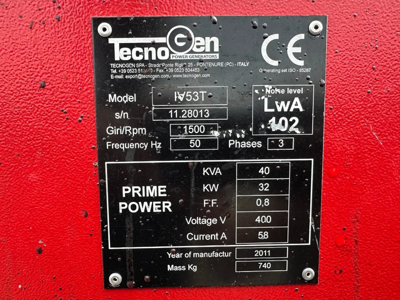 Iveco FPT Tecnogen Mecc Alte Spa 40 kVA Silent generatorset - Generator set: picture 3 Iveco FPT Tecnogen Mecc Alte Spa 40 kVA Silent generatorset - Generator set: picture 3