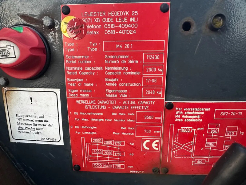 Moffett M4 20.1 Kubota Diesel Kooiaap 2 ton Sideshift Positioner Meeneemheftruck - Truck mounted forklift: picture 4 Moffett M4 20.1 Kubota Diesel Kooiaap 2 ton Sideshift Positioner Meeneemheftruck - Truck mounted forklift: picture 4