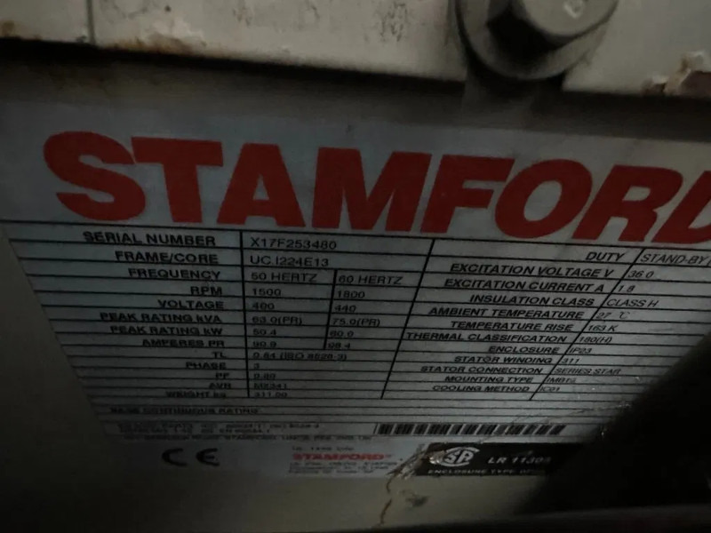 Generator set Perkins 1104D-44T Stamford 63 kVA Silent generatorset: picture 15