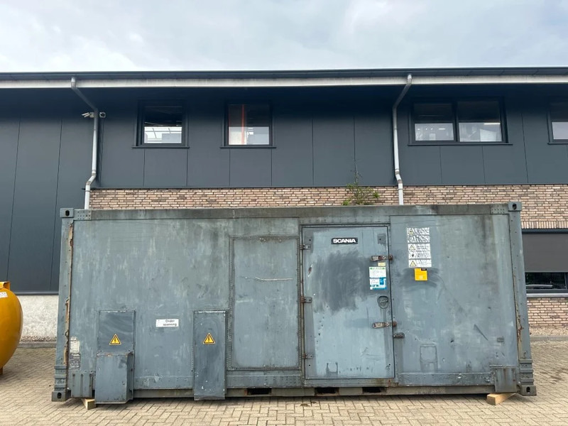 Scania DSI 14 60 Leroy Somer 450 kVA Silent generatorset in 20 ft container - Generator set: picture 1 Scania DSI 14 60 Leroy Somer 450 kVA Silent generatorset in 20 ft container - Generator set: picture 1