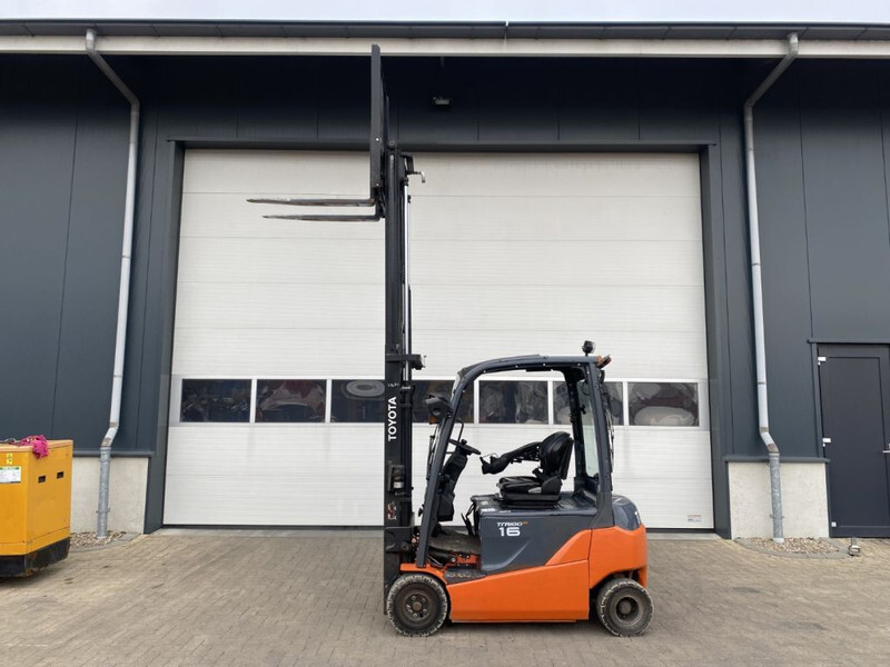 Electric forklift Toyota Traigo 16 Duplex Freelift Sideshift 1.6 ton Elektra Heftruck: picture 19