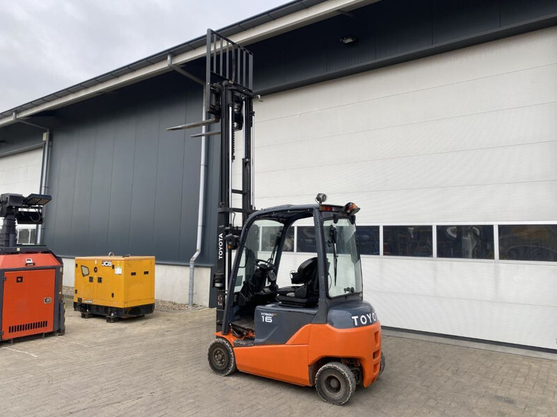 Electric forklift Toyota Traigo 16 Duplex Freelift Sideshift 1.6 ton Elektra Heftruck: picture 18
