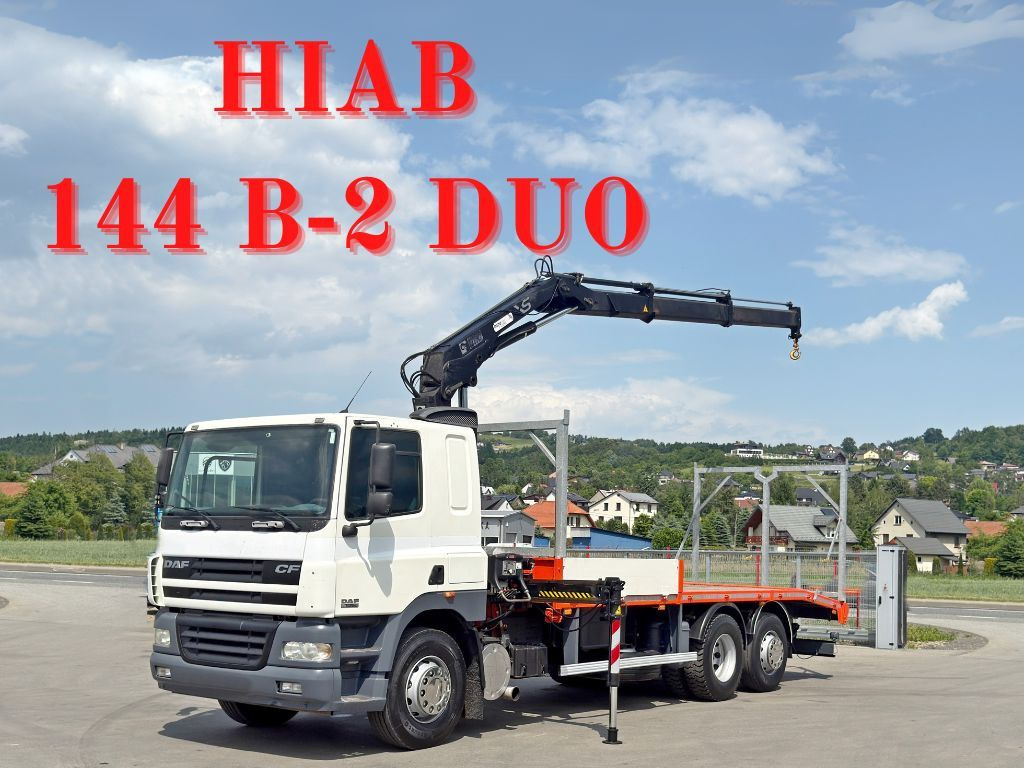DAF CF 85.380*ABSCHLEPPWAGEN 7,20m+ HIAB 144 B-2 DUO - Tow truck: picture 1 DAF CF 85.380*ABSCHLEPPWAGEN 7,20m+ HIAB 144 B-2 DUO - Tow truck: picture 1