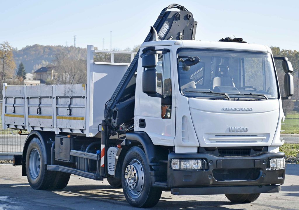 Iveco Eurocargo 180E28 *HIAB 122 B-2 DUO* TOPZUSTAND - Tipper, Crane truck: picture 4 Iveco Eurocargo 180E28 *HIAB 122 B-2 DUO* TOPZUSTAND - Tipper, Crane truck: picture 4
