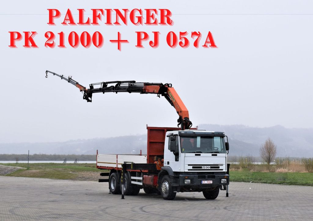 Iveco Eurotrakker 280E35* KRAN +JIB PJ057A/ FUNK*6x4 - Crane truck, Dropside/ Flatbed truck: picture 1 Iveco Eurotrakker 280E35* KRAN +JIB PJ057A/ FUNK*6x4 - Crane truck, Dropside/ Flatbed truck: picture 1