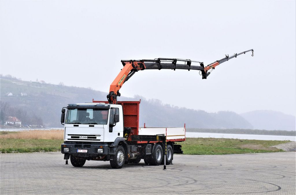 Iveco Eurotrakker 280E35* KRAN +JIB PJ057A/ FUNK*6x4 - Crane truck, Dropside/ Flatbed truck: picture 2 Iveco Eurotrakker 280E35* KRAN +JIB PJ057A/ FUNK*6x4 - Crane truck, Dropside/ Flatbed truck: picture 2