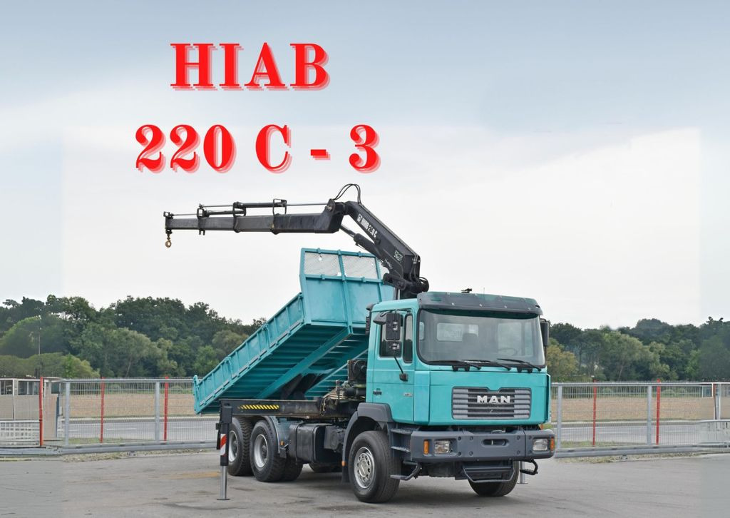 MAN 27-314 * HIAB 220 C - 3 + FUNK * 6x4 - Crane truck, Tipper: picture 1 MAN 27-314 * HIAB 220 C - 3 + FUNK * 6x4 - Crane truck, Tipper: picture 1