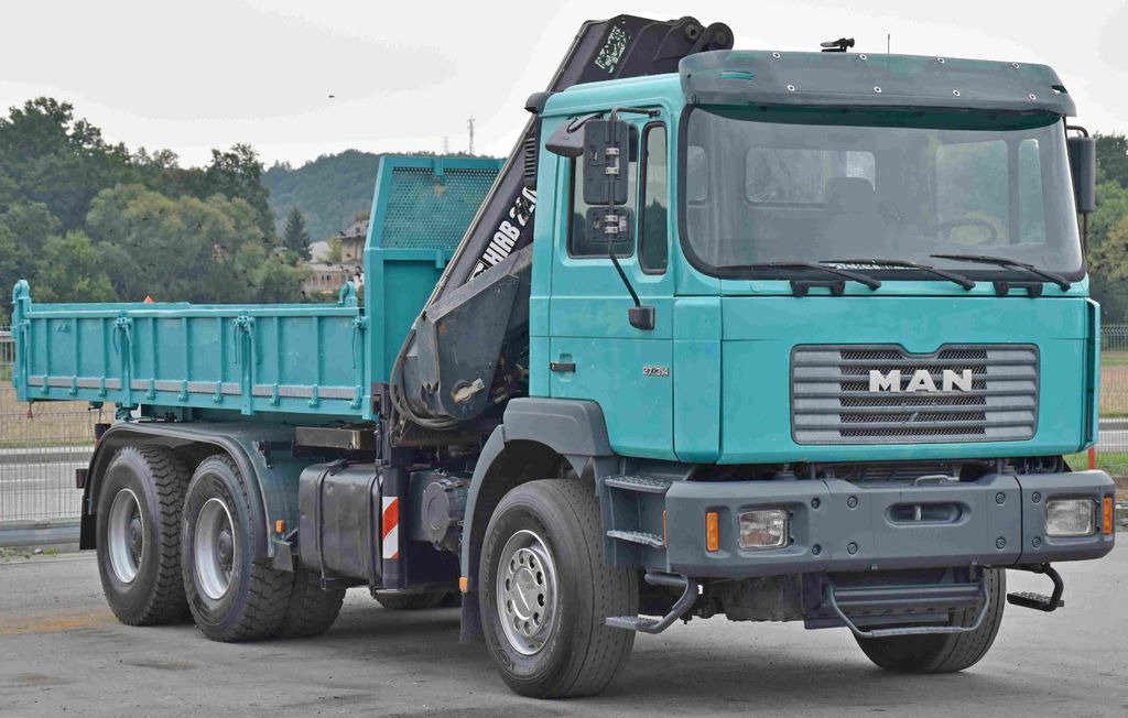 MAN 27-314 * HIAB 220 C - 3 + FUNK * 6x4 - Crane truck, Tipper: picture 3 MAN 27-314 * HIAB 220 C - 3 + FUNK * 6x4 - Crane truck, Tipper: picture 3