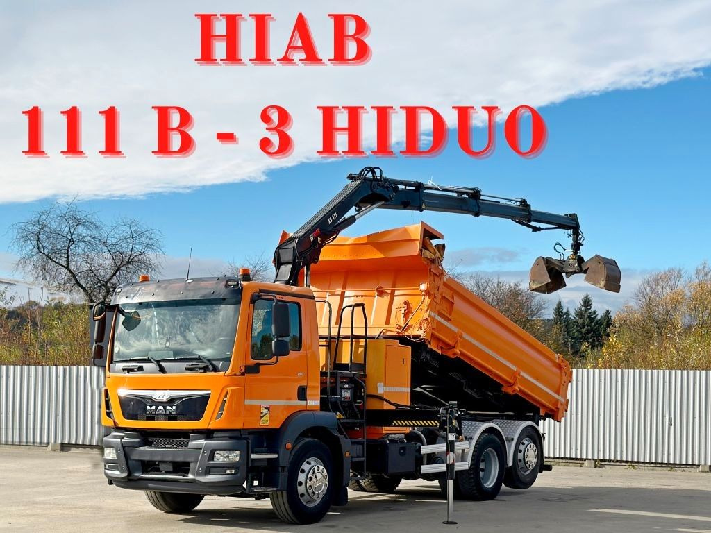MAN TGM 26.290* KIPPER 4,60m*HIAB 111 B-3 HIDUO/FUNK - Crane truck: picture 1 MAN TGM 26.290* KIPPER 4,60m*HIAB 111 B-3 HIDUO/FUNK - Crane truck: picture 1