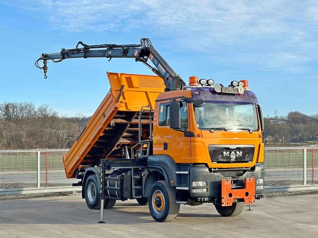 MAN TGS 18.360 * HIAB 099 E-3 HIDUO + FUNK *4x4 - Crane truck, Tipper: picture 2 MAN TGS 18.360 * HIAB 099 E-3 HIDUO + FUNK *4x4 - Crane truck, Tipper: picture 2