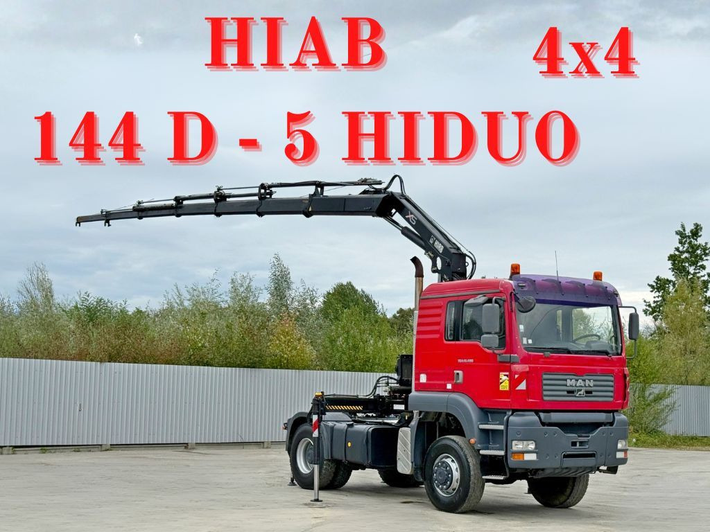 MAN TGS 18.480 * HIAB 144 D - HIDUO + FUNK/ 4x4 *TOP - Crane truck: picture 1 MAN TGS 18.480 * HIAB 144 D - HIDUO + FUNK/ 4x4 *TOP - Crane truck: picture 1