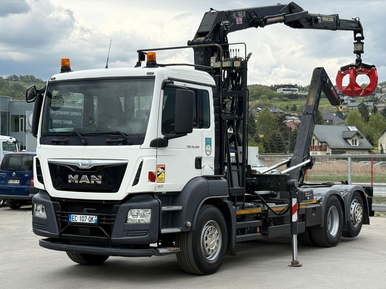 MAN TGS 26.400 Abrollkipper* KESLA 2114Z* TOP - Hook lift truck, Crane truck: picture 2 MAN TGS 26.400 Abrollkipper* KESLA 2114Z* TOP - Hook lift truck, Crane truck: picture 2