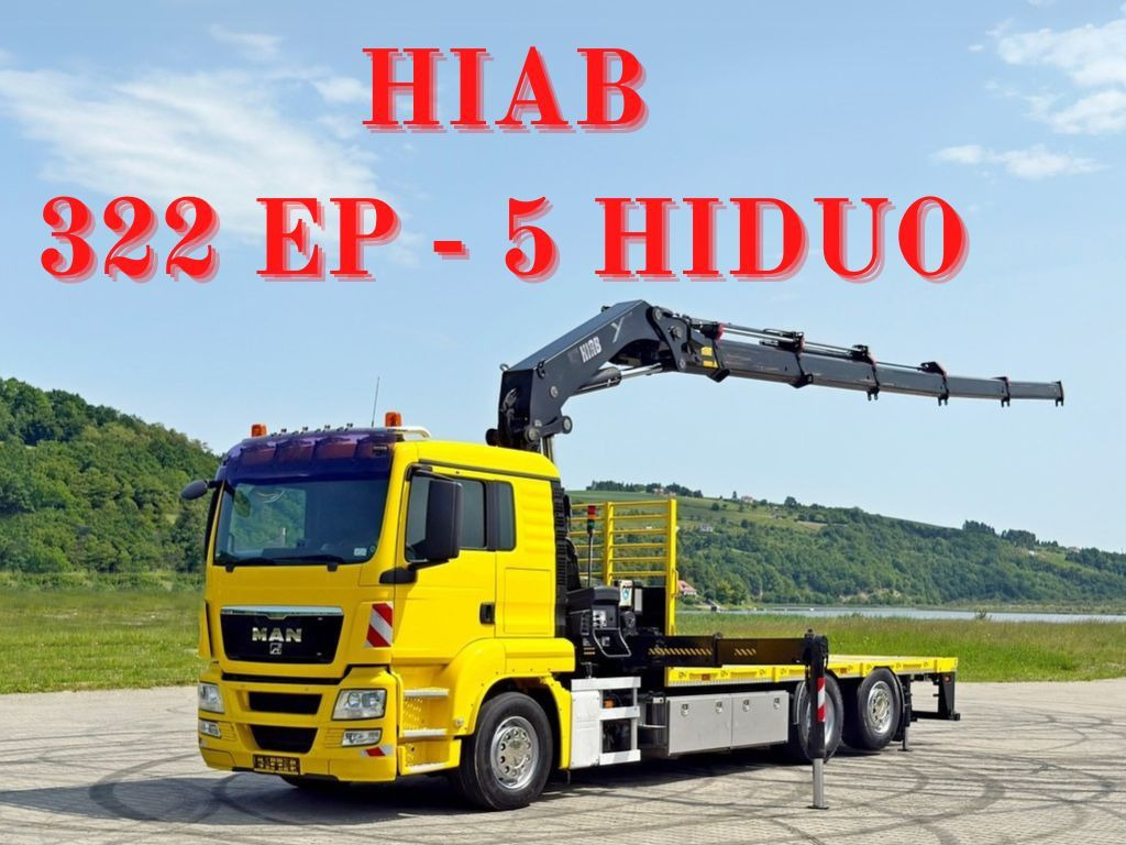 MAN TGS 26.440 * HIAB 322 EP - 5 HIDUO/ FUNK * TOP MAN TGS 26.440 * HIAB 322 EP - 5 HIDUO/ FUNK * TOP - Crane truck, Dropside/ Flatbed truck: picture 1 MAN TGS 26.440 * HIAB 322 EP - 5 HIDUO/ FUNK * TOP MAN TGS 26.440 * HIAB 322 EP - 5 HIDUO/ FUNK * TOP - Crane truck, Dropside/ Flatbed truck: picture 1