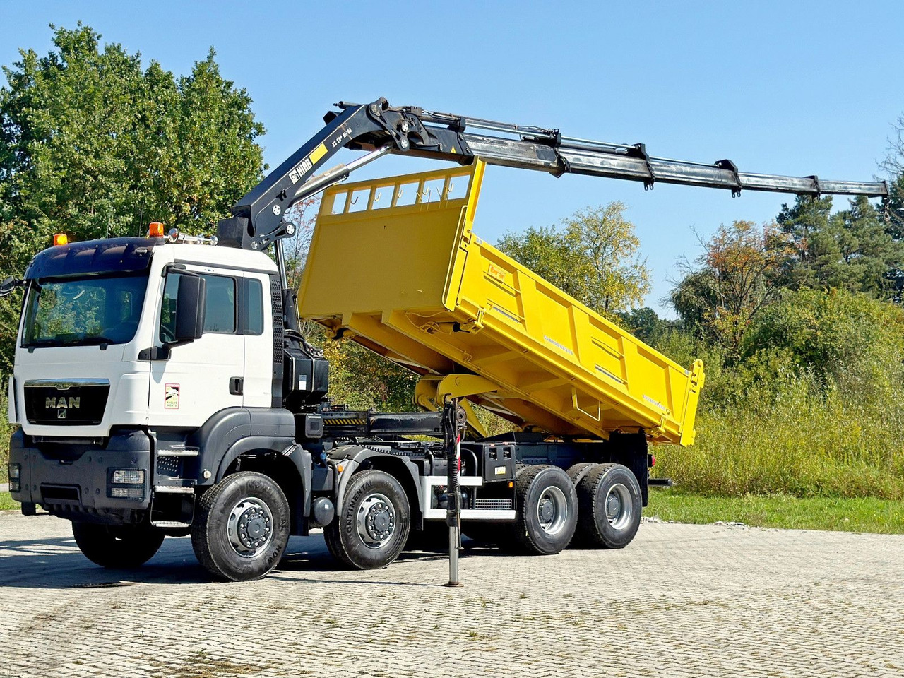 MAN TGS 32.510 * HIAB 288 EP - 5HIDUO/ FUNK * 8x8 - Crane truck: picture 2 MAN TGS 32.510 * HIAB 288 EP - 5HIDUO/ FUNK * 8x8 - Crane truck: picture 2