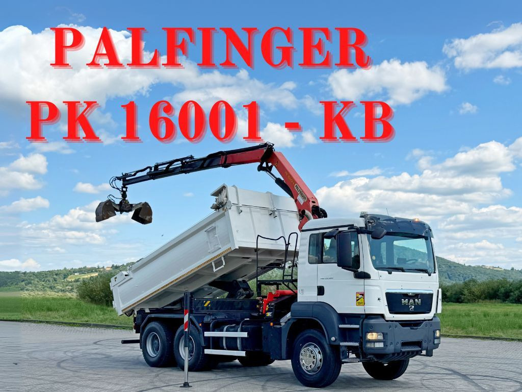 MAN TGS 33.360 * PK 16001 - KB + FUNK * 6x4 - Crane truck: picture 1 MAN TGS 33.360 * PK 16001 - KB + FUNK * 6x4 - Crane truck: picture 1