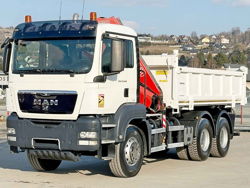 MAN TGS 33.440 * FASSI F155A.0.22/ FUNK *6x4 - Tipper, Crane truck: picture 3 MAN TGS 33.440 * FASSI F155A.0.22/ FUNK *6x4 - Tipper, Crane truck: picture 3