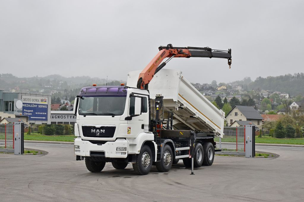 MAN TGS 35.440 * KIPPER 5,80m + KRAN * TOPZUSTAND MAN TGS 35.440 * KIPPER 5,80m + KRAN * TOPZUSTAND - Crane truck, Tipper: picture 2 MAN TGS 35.440 * KIPPER 5,80m + KRAN * TOPZUSTAND MAN TGS 35.440 * KIPPER 5,80m + KRAN * TOPZUSTAND - Crane truck, Tipper: picture 2