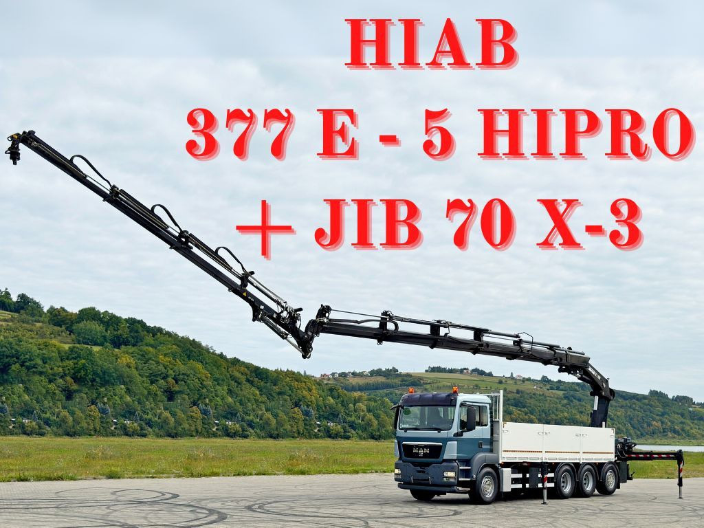 MAN TGS 35.480*HIAB 377 E-5 HIPRO+JIB 70X-3FUNK /8x4 - Crane truck: picture 1 MAN TGS 35.480*HIAB 377 E-5 HIPRO+JIB 70X-3FUNK /8x4 - Crane truck: picture 1