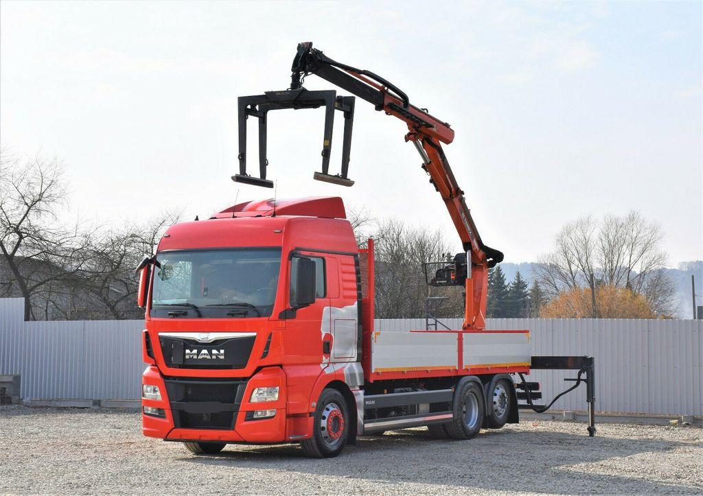 MAN TGX 26.440 Pritsche 6,60 m*TEREX 135.2-A11 - Crane truck: picture 2 MAN TGX 26.440 Pritsche 6,60 m*TEREX 135.2-A11 - Crane truck: picture 2