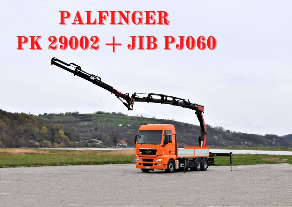 MAN TGX 28.540 * PK29002 + JIB PJ060/FUNK! - Crane truck, Dropside/ Flatbed truck: picture 1 MAN TGX 28.540 * PK29002 + JIB PJ060/FUNK! - Crane truck, Dropside/ Flatbed truck: picture 1