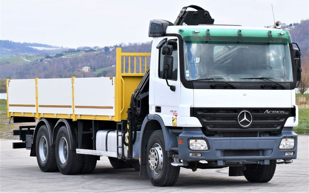 Mercedes-Benz ACTROS 2632 * HIAB 144B-3HIDUO+FUNK / 6x4 - Crane truck, Dropside/ Flatbed truck: picture 3 Mercedes-Benz ACTROS 2632 * HIAB 144B-3HIDUO+FUNK / 6x4 - Crane truck, Dropside/ Flatbed truck: picture 3