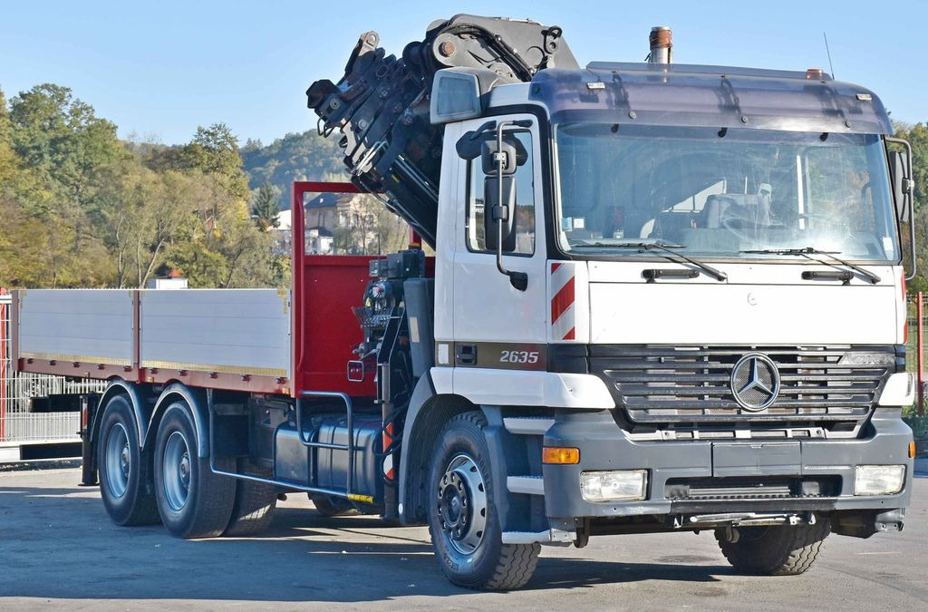 Mercedes-Benz ACTROS 2635 Pritsche 6,40m + HIAB 400 E-5 + FUNK - Crane truck: picture 3 Mercedes-Benz ACTROS 2635 Pritsche 6,40m + HIAB 400 E-5 + FUNK - Crane truck: picture 3