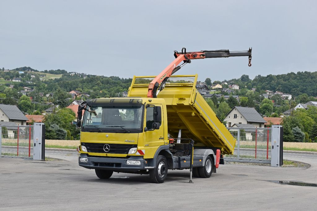 Mercedes-Benz ATEGO 818 * KIPPER 4,05m + PK 6501A * TOP  - Crane truck, Tipper: picture 2 Mercedes-Benz ATEGO 818 * KIPPER 4,05m + PK 6501A * TOP  - Crane truck, Tipper: picture 2