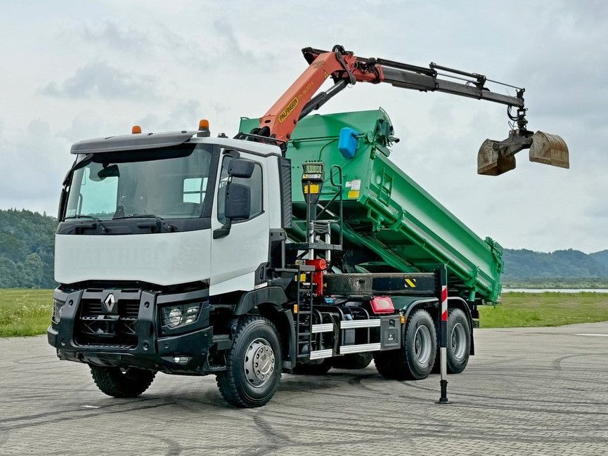 Renault C 430 *KIPPER 5,10 m + PK 16001 - K B* 6x4 - Tipper, Crane truck: picture 2 Renault C 430 *KIPPER 5,10 m + PK 16001 - K B* 6x4 - Tipper, Crane truck: picture 2