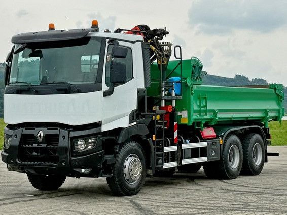Renault C 430 *KIPPER 5,10 m + PK 16001 - K B* 6x4 - Tipper, Crane truck: picture 5 Renault C 430 *KIPPER 5,10 m + PK 16001 - K B* 6x4 - Tipper, Crane truck: picture 5