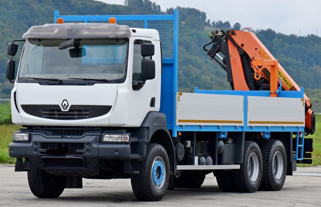 Renault KERAX 370 *PK 16502 + FUNK / 6x4 * TOP - Crane truck, Dropside/ Flatbed truck: picture 3 Renault KERAX 370 *PK 16502 + FUNK / 6x4 * TOP - Crane truck, Dropside/ Flatbed truck: picture 3