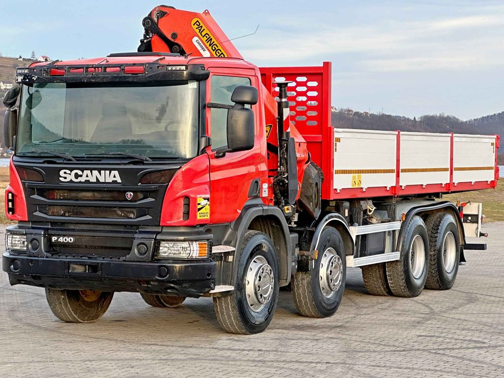 Scania P 400 Kipper 6,80 m * PK 33002-EH D + FUNK * 8x4 - Tipper, Crane truck: picture 4 Scania P 400 Kipper 6,80 m * PK 33002-EH D + FUNK * 8x4 - Tipper, Crane truck: picture 4