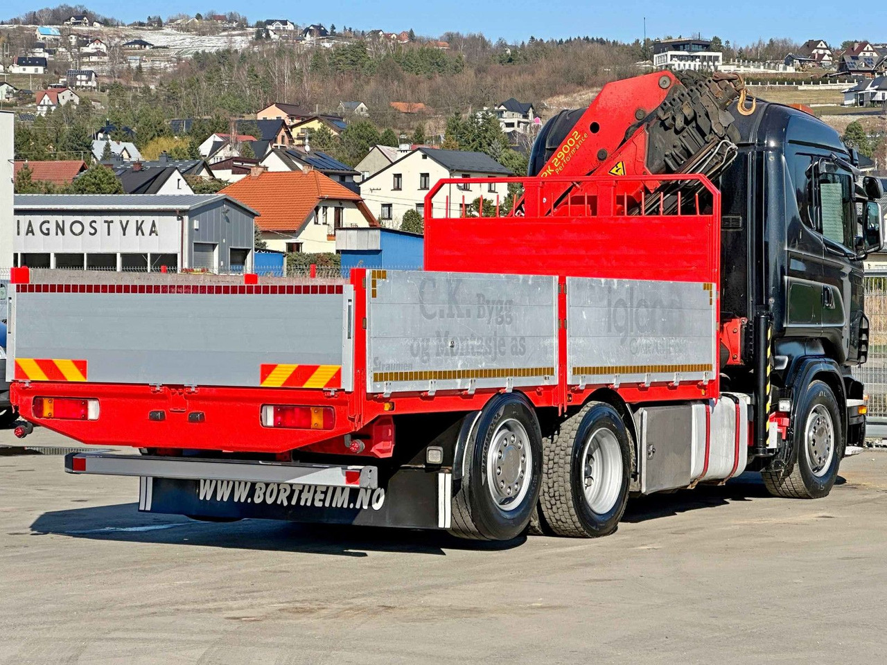 Scania P450 *PRITSCHE 5,05m * PK 29002/FUNK *TOPZUSTAND - Crane truck: picture 5 Scania P450 *PRITSCHE 5,05m * PK 29002/FUNK *TOPZUSTAND - Crane truck: picture 5