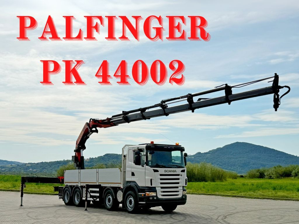 Scania R 420 PRITSCHE 6,47 m * PK 44002/FUNK * 8x4 /TOP - Crane truck: picture 1 Scania R 420 PRITSCHE 6,47 m * PK 44002/FUNK * 8x4 /TOP - Crane truck: picture 1