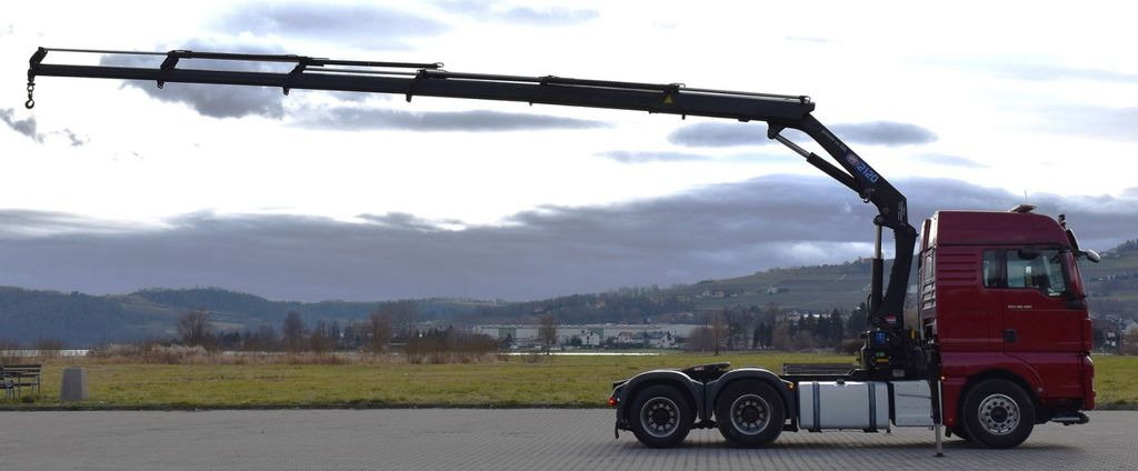 MAN TGX 28.480 Sattelzugmaschine + HMF 2120 K5/FUNK - Tractor unit: picture 5 MAN TGX 28.480 Sattelzugmaschine + HMF 2120 K5/FUNK - Tractor unit: picture 5