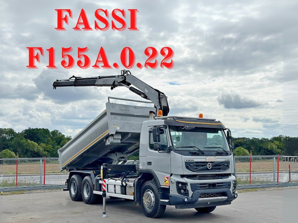 Volvo FMX 420 Kipper 5,10m *FASSI F155A.0.22+FUNK/6x4 - Tipper: picture 1 Volvo FMX 420 Kipper 5,10m *FASSI F155A.0.22+FUNK/6x4 - Tipper: picture 1