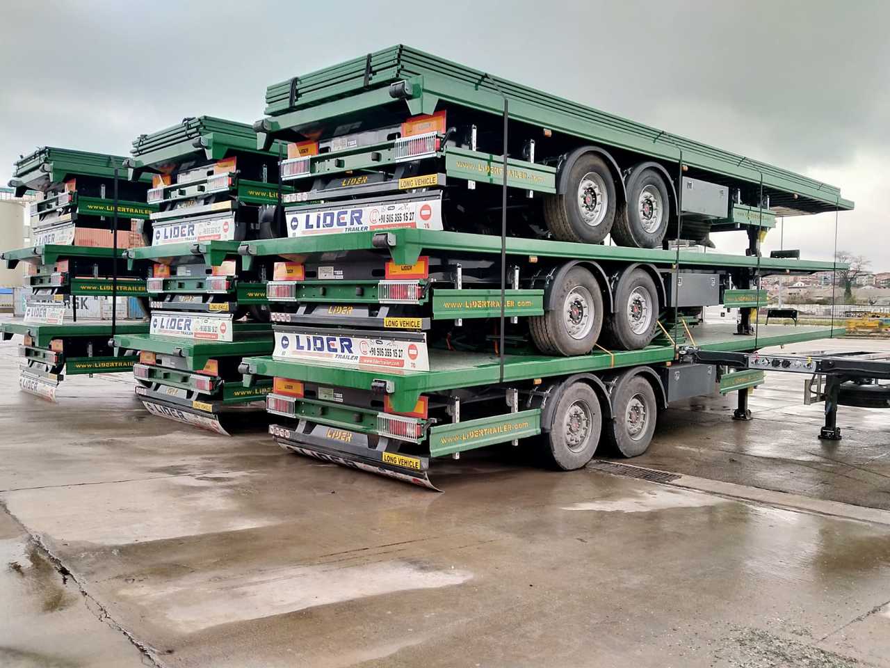 New Container transporter/ Swap body semi-trailer LIDER 2024 MODEL NEW DIRECTLY FROM MANUFACTURER FACTORY AVAILABLE READY: picture 17